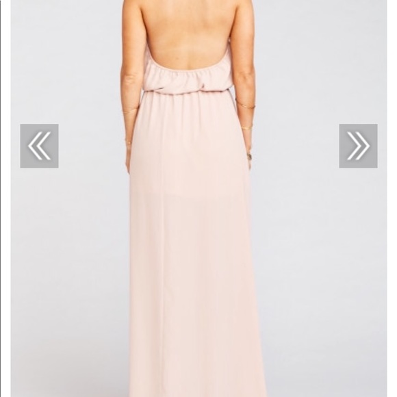 Show Me Your MuMu Dresses & Skirts - Show me your MuMu Bridesmaid Dress in Blush Color.
